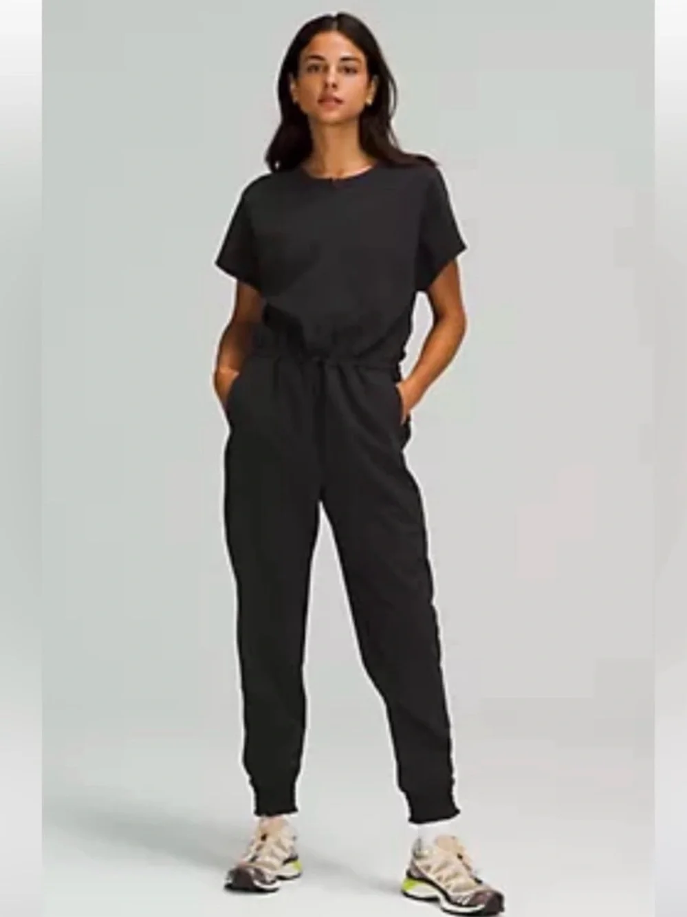 Lululemon Stretch Travel Woven Jumpsuit Size 8